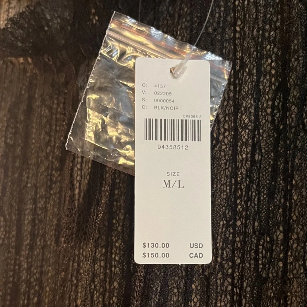 Anthropologie Sheer Long Sleeve Sheer Dress - Picture 3 of 5